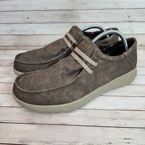 Ariat Hilo Stretch Brown Canvas Shoes Men's 13 EE